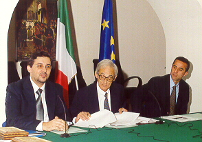 A sinistra il Presidente Andrea Di Massa