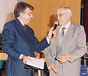 Il prof.  Antonio Dimistri (a destra)